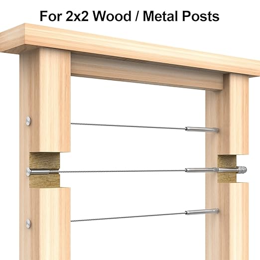 BLIKA 40Pack 3/16" Stainless Steel Stemball Swage Dead Ends for Deck Cable Railing, Invisible Cable Railing Hardware for Wood/Metal Posts, 3/16" Stemball Swage Terminal