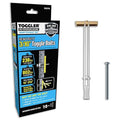 TOGGLER SNAPTOGGLE Heavy-Duty Drywall Toggle Bolt – 3/16"-24 UNC Zinc-Plated Anchor for Hollow Walls, Plaster & Tile – Holds 238 lbs in 1/2" Drywall, Easy Install – 10 Pack (with Bolts)