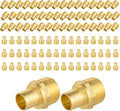 100-Pack PEX Fittings, 1/2" PEX x 1/2" Male Threaded NPT Adapter, ASTM F1807
