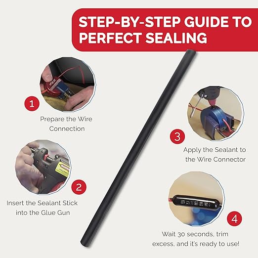 Weatherproof Sealant Sticks - Durable, Long-Lasting Adhesive Pack of 100