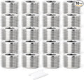 TAISHER 10PCS 304 Stainless Steel Internal Hex Thread Socket Pipe Plug Fitting 3/8" NPT Male