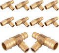 (10-Pack) Seelink 3/4" x 1/2" x 1/2" PEX-A Tee Expansion Fittings, for PEX Tubing Pipe Hose Fittings, ASTM F1960(PEX1960047-10Pack)