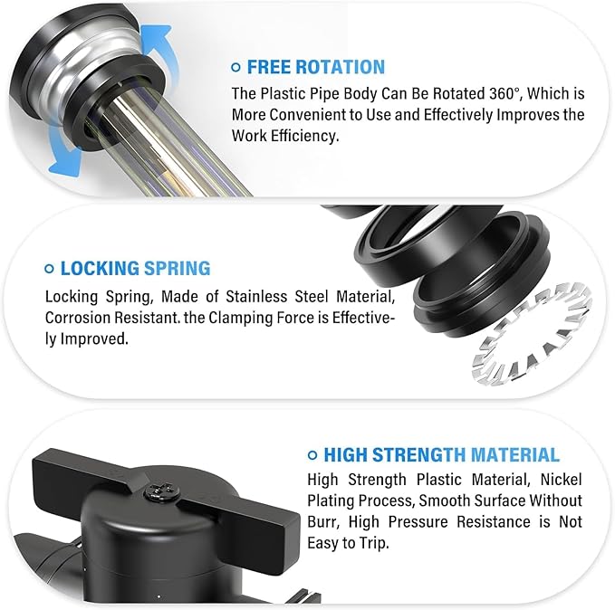 TAILONZ PNEUMATIC 6MM Tube OD x 1/4 Inch NPT Thread Ball Valve Air Flow Control Valve Push to Connect Fitting BVC6-N2（Pack of 1）