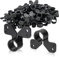 500-Pack HeSun 1" PEX Suspension Pipe Clamps, Black Butterfly Style, Fit for PEX, Copper, CPVC Pipe