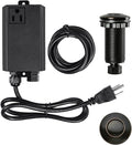 Garbage Disposal Air Switch Kit Sink Top Waste Disposal Long Stainless Steel Oil Rubbed Bronze On/Off Air Button Food and Waste Disposals Part by Etoolcity