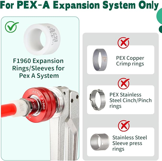 3/4 Inch PEX-A Expansion Coupling Fittings, Brass Straight Connector, PEX-A Pipe Fitting, Lead-Free Brass Plumbing Fittings for Hot and Cold Water, Potable Water (10-Pack)