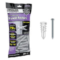 TOGGLER SnapSkru SP Self-Drilling Drywall Anchor for Hollow Walls, Made in The USA, Pack of 20-5/8-in L x 3/8-in Dia Standard Drywall Anchor (Screws Included)