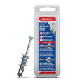 Zinc Plaster Bite Self-Drilling Drywall Anchors w/Screws (10 Anchors & 10 Screws) – Heavy Duty Zinc Hollow Wall Anchor Kit for 3/8", 1/2", 5/8" Drywall – 75 lbs Holding Strength