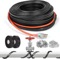 101FT （3~200FT） Heat Tape for Water Pipes, -40°F Deicing Heating Cable, Freeze Protected Water Pipe Heating Cable,120V 5W/ft