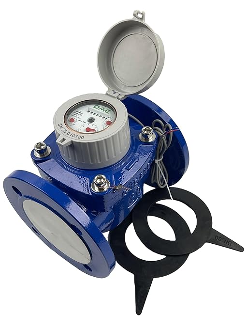 DAE WP-300nm 3" Lead Free Woltmann Helix Water Meter, Pulse Output, Cubic Meter