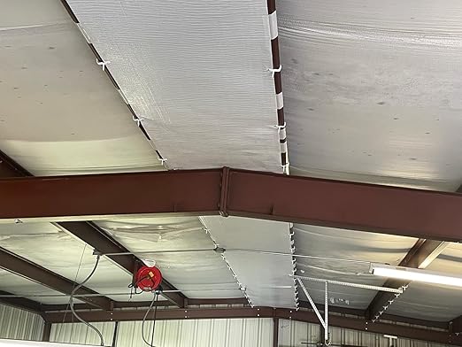 BlueTex Insulationㅤ 6" Wide x 180' Long White Vapor Barrier Seam Tape - 8 Roll Bulk Pack, Waterproofing & Great for Crawlspaces, Insulation Repair, Underlayment Seams, Metal Building Insulation Seams
