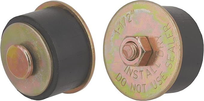 Automotive Rubber Expansion Plug (1-1/2 Inch to 1-5/8 Inch) 38mm -41mm，3-Pack Neoprene Expansion Plug Replace Engine Expansion Plugs 025033, 58253, 570-009
