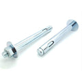 Four (4) 3/4" x 6-1/4" Zinc Plated Hex Nut Sleeve Anchor Bolts (BCP998)