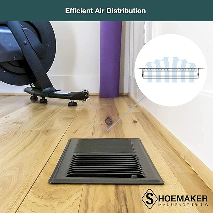 Shoemaker 4x14 Floor Register – Bronze Heavy Duty Metal Floor Vent Cover for Home Floors - Premium Forced Air Vent Covers