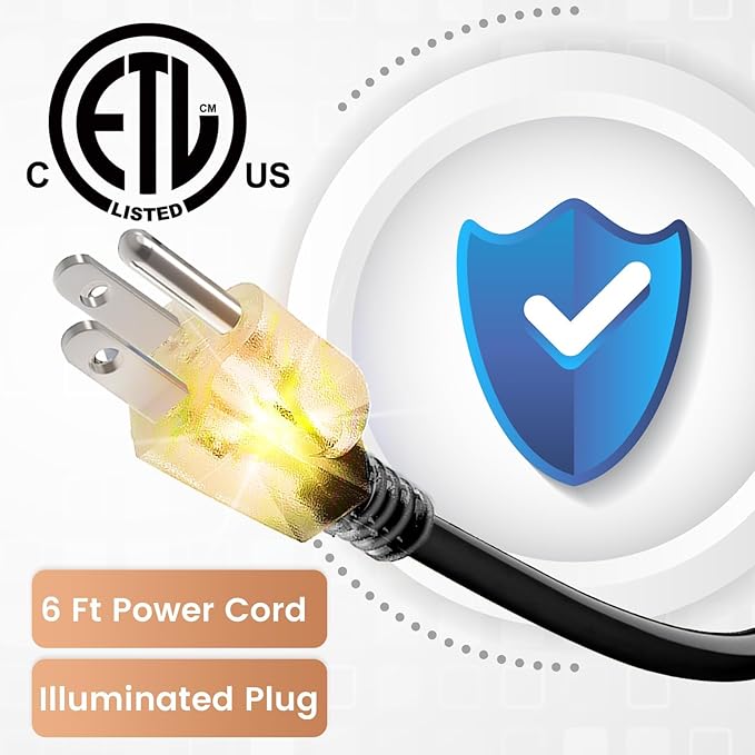 55 FT Heat Tape for Water Pipes Freeze Protection with Thermostat, Electric Heat Trace Pipe Heating Cable Energy-Saving 120V 7W/FT