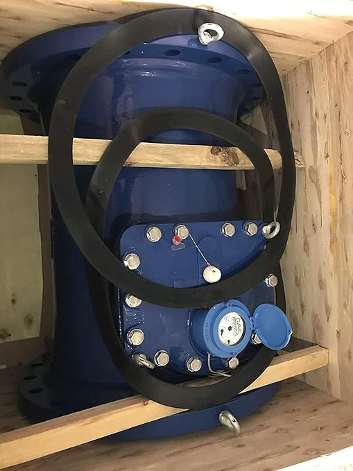 DAE WP-2000P 20" Woltmann Helix Water Meter, Pulse Output, Gallons
