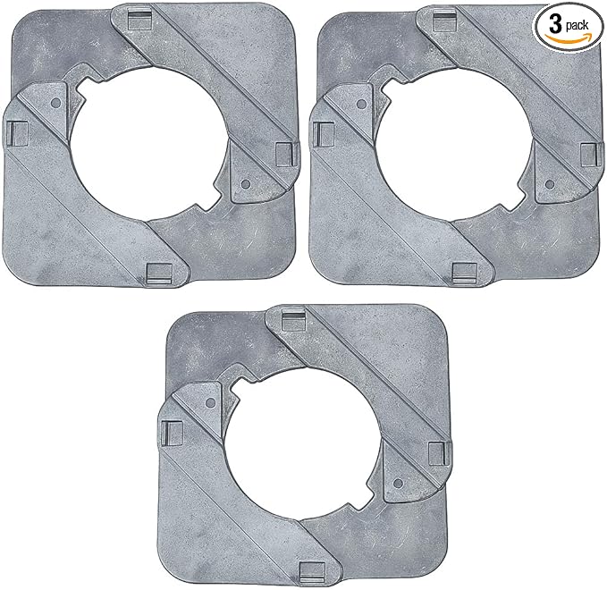 Xcluder X-Plate Universal Escutcheon Plate - Heavy Duty - Fits Pipes from .5" to 3" Outside Diameter - 3-PACK