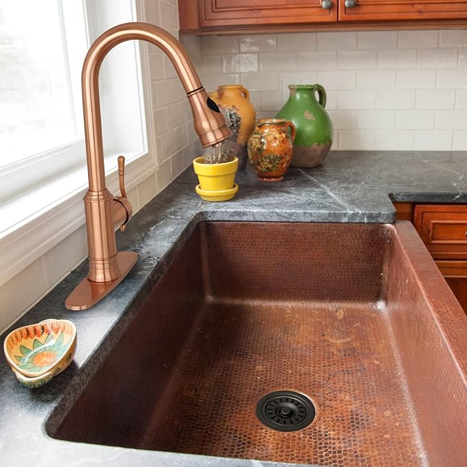Akicon Kitchen Sink Oil Rubbed Bronze Finish Garbage Disposal Flange Stopper, One Size Disposal Rim, Fit 3-1/2 Inch Standard Sink Drain Hole 2.85" Height