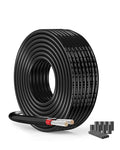 24/2 Gauge 0.2mm² Tinned Copper Wire - 49.21Foot UL2464 Approved 2-Conductor Extension Cable with Oxygen-Free Stranding | Ideal for Automotive LED Installation