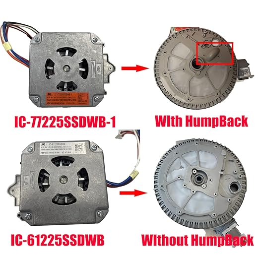 DD81-01640A Samsung Dishwasher Circulation Pump Motor IC-77225SSDWB-1 Fit for Samsung Dishwasher DW80R5060UG/AA,DW80F600UTW/AC,DW80R5060US/AA，DW80R5061