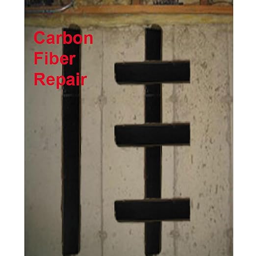 Carbon Fiber Basement Wall & Foundation Crack Repair kit – Includes Everything You Need -Easy DIY Repair -25 ft.