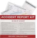 1 Pack Vehicle Accident Report Kit in Envelope 6 * 9.45inch Driver's Vehicle Inspection Report for Helps Drivers Collect Organize Report Vehicle Accident Information (1)