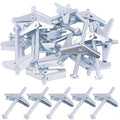 Hilitchi Molly and Toggle Bolt Zinc Plated Steel Philips Round Head Toggle Wing Nut Bolt (60Pcs 1/4 Inch)