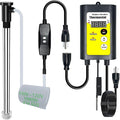 1000W Immersion Hot Tub Heater - Bathtub Heater with GFCI for Inflatable Hot Tubs - Outdoor Stock Tank, Submersible Water Heater for Mini Pool with Thermostat for Immersion Bathtub Warmer