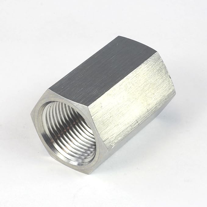 HFS(R) Hex Coupling Coupler 3/4" Female NPT x 3/4" Female NPT Stainless Steel 304