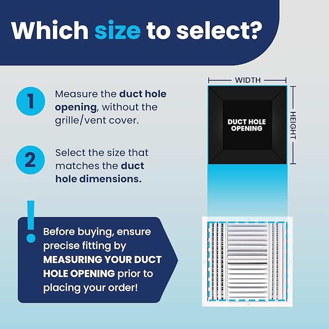 18x18 Inch (Duct Opening) Aluminum 4-Way Air Flow Vent – HVAC Vent Cover for Wall or Ceiling – Quiet HVAC Wall Register with Multi-Shutter Damper – Adjustable Curved Blade - Plastic Seal for Tight Fit
