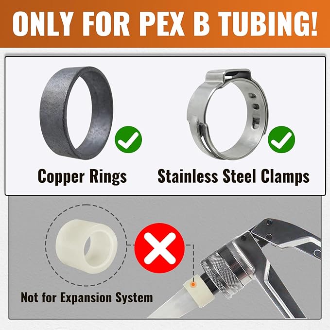 SUNGATOR 6-Pack PEX 3/4" x 1" NPT Male Threaded Adapter Crimp Fitting, No Lead Brass