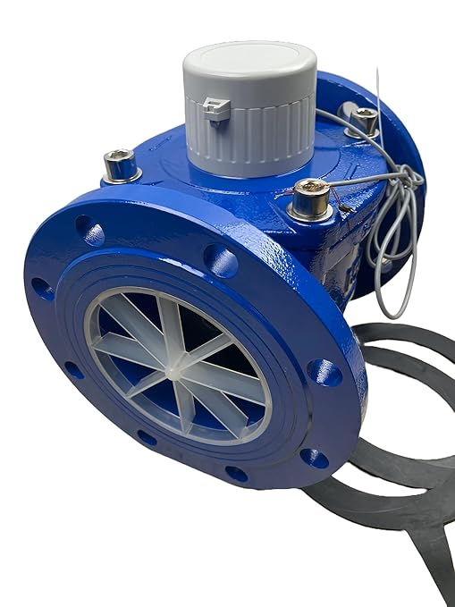DAE WP-800n 8" Lead Free Woltmann Helix Water Meter, Pulse Output, Gallon