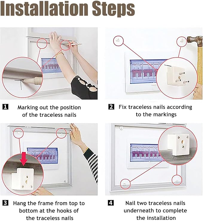 Electrical Panel Cover, Flip-Open Breaker Box Cover, Fuse Box Covers with Hinged Opening, Electric Meter Box Protective Lid
