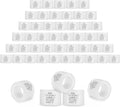 Pack of 50 Foskan 1/2 Inch PEX A Expansion Rings,F1960 Expansion Sleeves,Compatible with PEX A Pipe and expansion Fittings for Plumbing