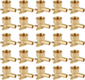 PEX Fitting 3/4" Drop Ear Elbow,25Pack Pex 3/4 Inch x 3/4 Inch Female NPT Drop Ear Elbow,PEX F1807 Crimp Brass Fittings(PEX1807169-25Pack)