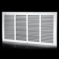 24x10 Return Air Grille(Duct Opening Size),Air Return Vent Cover,Flat Vent Cover,Rejillas De Aire Acondicionado Para Casa,Return Air Grilles,Outer Dimensions:25.75"Wx11.75"H(24"W x 10"H, Duct Opening)