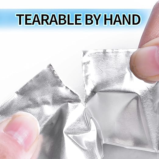 TAPEBEAR Aluminum Foil Tape, Aluminum Air Duct Tape, Withstand 80°C to 100°C, Heat Resistant Tape Insulation Tape for HVAC, Sealing & Patching, Metal Repair, 3inch x 50yard,20Rolls