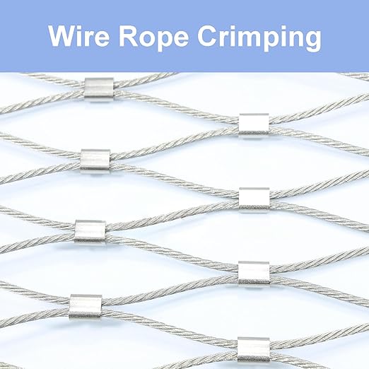 250Pcs 3/64"Cable Crimp Sleeves, Aluminum Wire Rope Crimping Loop Sleeve. Cable Ferrules for Cable and Wire Rope Crimp Double Barrel Crimp Sleeves (M1.2-3/64")