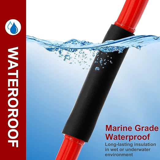 Chanzon 4:1 Ratio 5/32" (4mm) Heat Shrink Tubing - Marine Grade Waterproof Adhesive Lined - 80Ft Roll (25M Total Length) Black Polyolefin Sleeving Wrap Shrinking 4 to 1 Ratio 1pcs