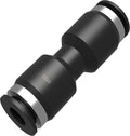 Utah Pneumatic 1/4 Air Line Fittings Straight Push To Connect Air Hose Fittings Quick Connect Pneumatic Fittings 10 Pack
