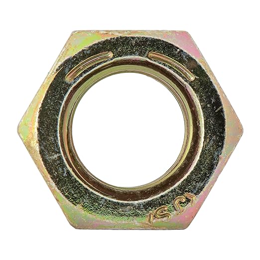 3/4"-16 (10 Pack) Grade 8 Hex Nut, Fine Thread, Yellow Zinc by Makers Bolt