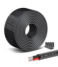 22 AWG 2-Conductor Electrical Cord -82.02FT/25M Premium Tinned Copper Cable with 300V Rating, Flexible PVC Jacket for LED Light Strips Installation, Automotive Accessories, Home Theater Wiring