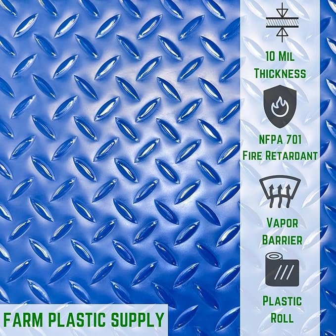 Farm Plastic Supply - Bainbridge International Flame Retardant Cover Guard 10 Mil - Temporary Floor Protection, Temporary Protection, Cover Guard, Temporary Surface Protection (36'' x 300')