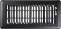 Shoemaker 4x10 Floor Register – Black Heavy Duty Metal Floor Vent Cover for Home Floors - Premium Forced Air Vent Covers