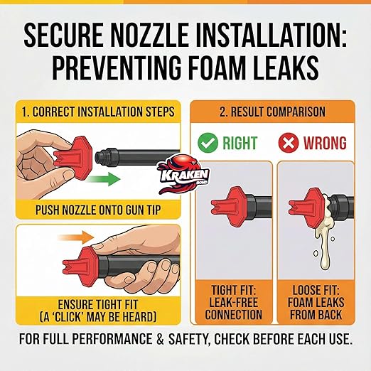 Kraken Bond Fastcoat Fire Rated Spray Foam Insulation (2x27.1 oz.) (R-Value 11.32 / 2in) Closed Cell Expanding Foam - Heat and Acoustic Insulation, Gun & Cleaner Included, 40 Board Ft, 2 Pack
