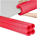 Hanaive 2 Pcs 40 Inch x 4. 1 Inch Jumbo Pool Noodles Bulk Large Swimming Foam Noodles for Floating Craft Projects Pre Slit Clamp Foam Protection Padding Bumper(Red)