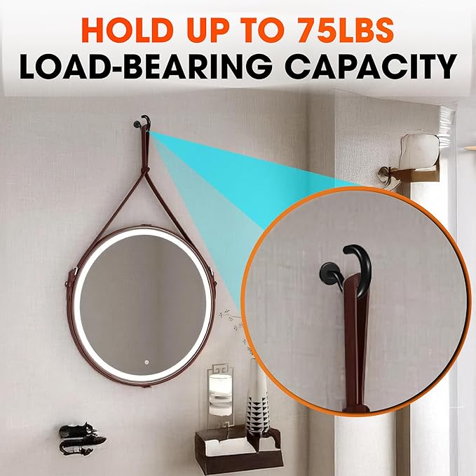 [Upgraded] 10 PCS Screw Hooks with Self-Drilling Drywall Anchors, Plastic Expansion Tubes Included, Heavy Duty Eye Hook, Screw in Hook for Hanging Plants, String Lights, Cup, Key