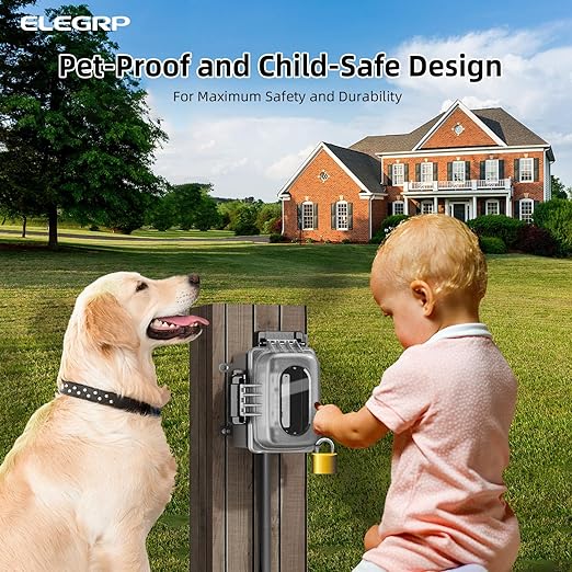 ELEGRP Outdoor GFCI Outlet with in Use Cover and Box Kit, 1 Gang, 15 Amp TRWR Self-Test GFI Receptacle, Extra Duty Metallic Electrical Outlet Box, Lockable in Use Cover, UL Listed, White, 1 Pack