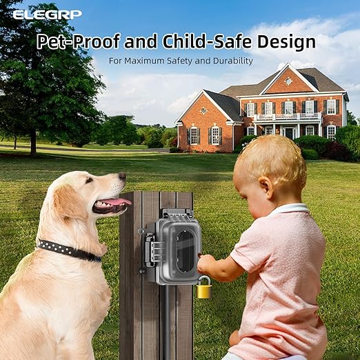 ELEGRP Outdoor GFCI Outlet with in Use Cover and Box Kit, 1 Gang, 15 Amp TRWR Self-Test GFI Receptacle, Extra Duty Metallic Electrical Outlet Box, Lockable in Use Cover, UL Listed, Black, 2 Pack