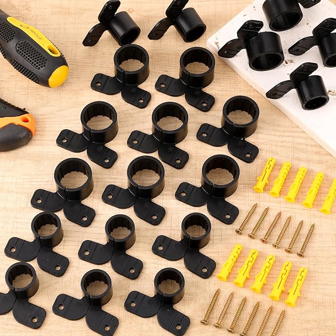 100 Pack 3/4 Inch Suspension Pipe Clamp Pex Clamps Conduit Clamp with Screws for Pex Copper CPVC Tubing Supports Butterfly Style